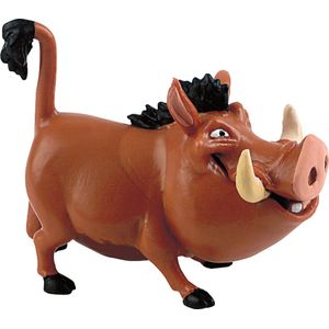 Bullyland - Disney The Lion King Pumbaa taart topper decoratie -3,5 x 7,5 x 6 cm (lxbxh)