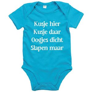 Rompertje Kusje Hier Kusje Daar-Surf Blue-12-18 Maanden