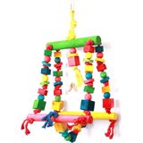 Happy Pet Double Swing Papegaai - Speelgoed - 25 x 44 cm