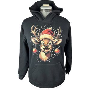 Foute kersttrui voor kinderen | maat 12-13 jaar | Hooded classic sweater | Kerst | Kerstcadeau