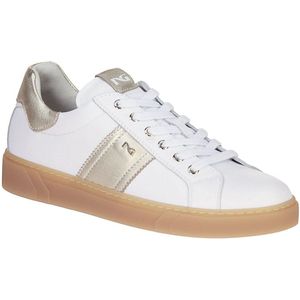 Nero Giardini - Sneakers Laag - Goud/Wit - Leer - Profielzolen