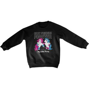 My Little Pony Kinder Best Friends Forever Kids Sweatshirt HSB-31-MLP1005-DTF554 Black-4 Jahre