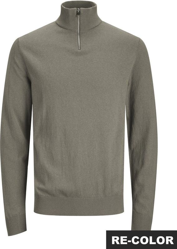 JACK&JONES - JJEEMIL KNIT HALF ZIP NOOS - Heren - Gebreide truien
