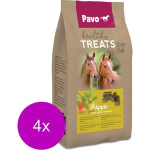 Pavo Healty Treats 1 kg - Paardensnack - 4 x Appel