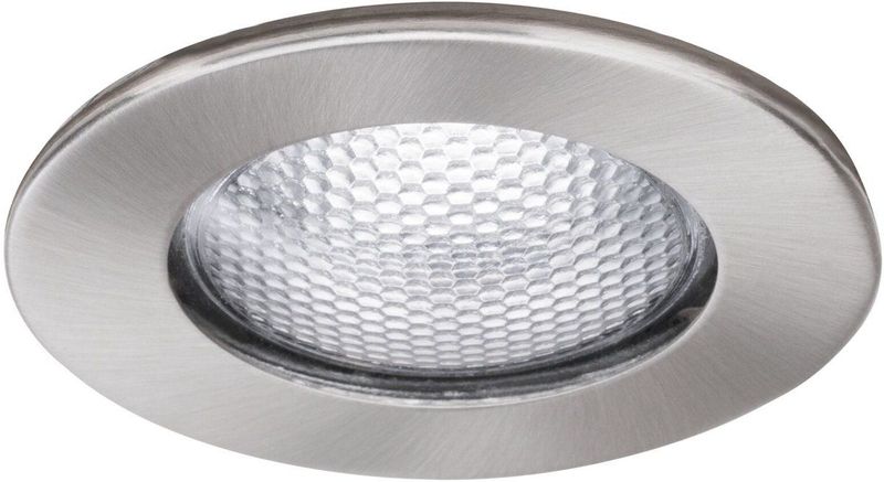 Paulmann - Micro Line Structure - Meubelinbouwlamp - Grijs - Dimbaar, 12V, max. 20W, inbouwdiameter 54mm