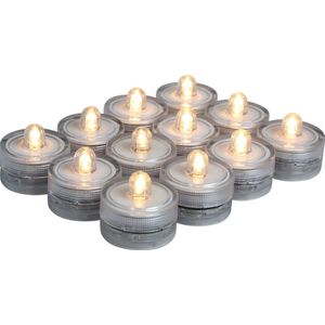 Zwembad lamp en Jacuzzi lampen set van 6 stuks - lampjes en drijvende verlichting - theelichtjes waterdicht