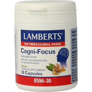 Lamberts - Cogni-focus - Vitamine - Pantotheenzuur - Jodium - 30 Capsules