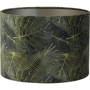 Light & Living Cilinder Lampenkap Amazone - Groen - 40x30cm - Voor Tafellampe - Staande Lam