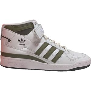 Adidas - Forum Mid - Sneakers - Wit/Groen - Mannen - Maat 45 1/3