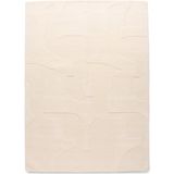 Vloerkleed Japandi Bermuda - Vloerkleed - Creme - 100% Wol - Laagpolig