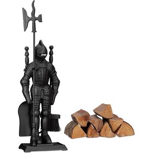 open haard bestek / modern roestvrij staal open haard bestek set