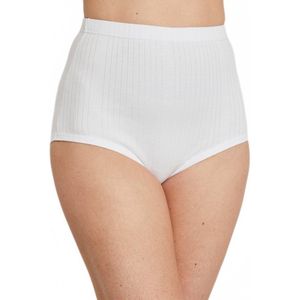 Geribbelde slip met hoge taille - set van 2