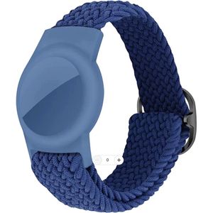 Armband geschikt voor Apple airtag blauw