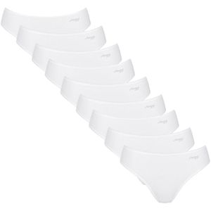 SLOGGI - Pure Comfort - Slip - Wit - 9 Pack - Mid Waist