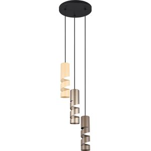 TRIO STREAM - Hanglamp - Multicolour - excl. 3x GU10 4,9 W - Plafondbevestiging - In hoogte verstelbaar