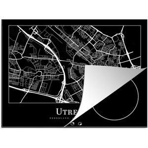 Inductie beschermer - Inductie Mat - Kookplaat beschermer - Stadskaart - Utrecht - Kaart - Plattegrond - Inductie beschermer - Inductie Mat - Kookplaat Beschermer - 57.6x51.6 cm - Afdekplaat inductie - Inductiebeschermer