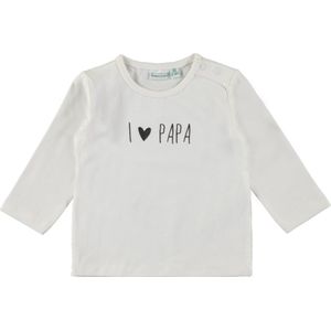 Babylook T-Shirt I Love Papa Snow White 68