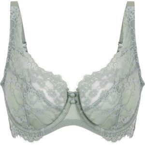 Hunkemöller Dames Lingerie Niet-voorgevormde beugel bh Daisy - Groen - maat C85
