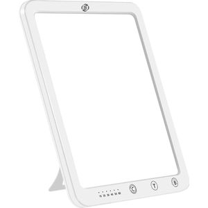 Equivera Lichttherapielamp - Daglichtlamp - Bureaulamp - Tegen Winterdepressie - SAD Lamp - Zonlicht - Meerdere Standen - Timerfunctie