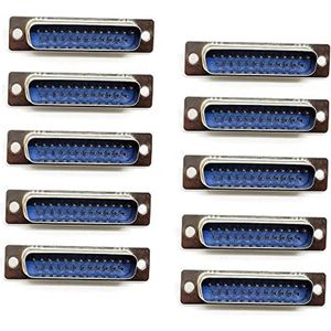 Seriële RS232 connector 25-pins SUB-D (m) / solderen DB25 Male 10 stuks