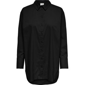 Jacqueline de Yong Blouse Jdymio L/s Long Shirt Wvn Noos 15233486 Black Dames Maat - W34