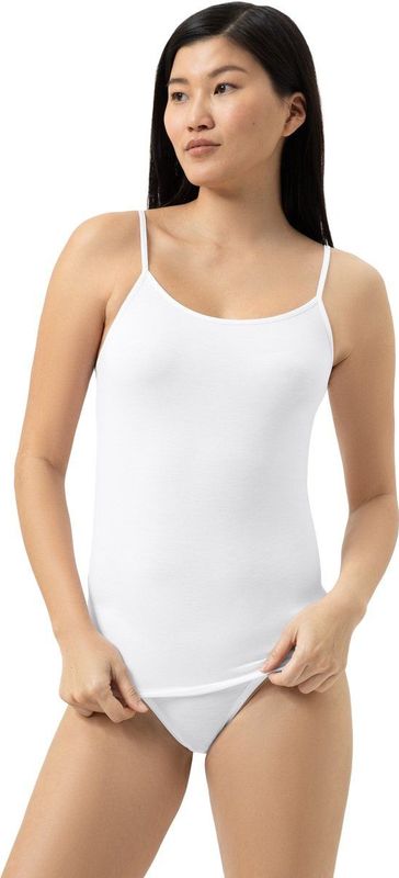 Mey - Modal Pure - Dames Spaghetti Hemd - Wit - Duurzaam Dames Onderhemd