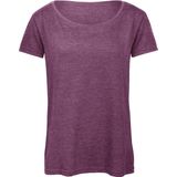 B&C Triblend - Dames-T-shirt - Ronde Hals - Gecertificeerd STANDARD 100