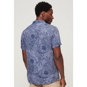 Superdry - Linnen Overhemd - Botanische Print - Korte Mouwen
