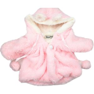 BamBella® Baby jasje teddy roze winter jas 6 tot 9 maanden Winterjas