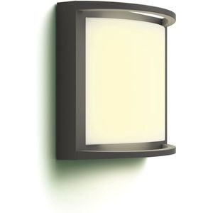 Philips Samondra wandlamp - Ultra Efficient - antraciet - 3,8W