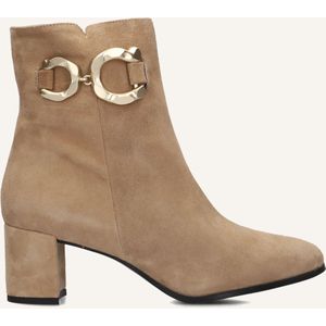 Notre-V 8558 - Enkellaarsjes - Beige - Dames