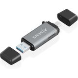 Aisens - ASCR-2AC11-GR - Geheugenkaartlezer - Grijs - USB 3.2 Gen 1