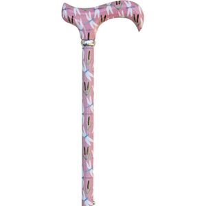 Classic Canes - Verstelbare Wandelstok - Libelle - Verstelbaar - Lengte 73 - 95 cm - Aluminium