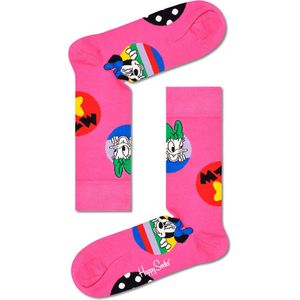 Happy Socks unisex sokken Disney daisy minnie dot roze