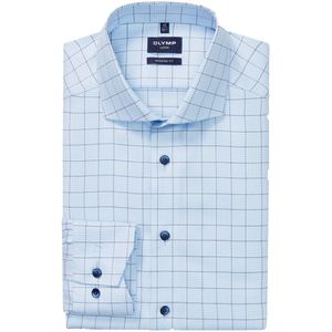 OLYMP - Luxor - Overhemd - Bleu - Modern Fit - Royal Kent