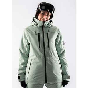 1080 BARB-T Womens Snowjacket | Licht groen | XL | Wintersport Snowboard Ski Kleding