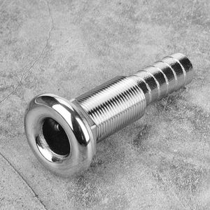 316 Roestvrijstalen Romp Door Montage Pijp - 3/4 Inch Schroefdraad Met Weerhaken - Marine Bootmontage .