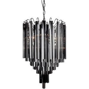 Riverdale - Hanglamp Sienna smoke 43cm Grijs