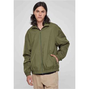 Urban Classics - Wide Trainings jacket - XL - Olijfgroen
