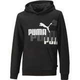 Puma Ess+ Logo Power Hoodie Zwart 3-4 Years Jongens
