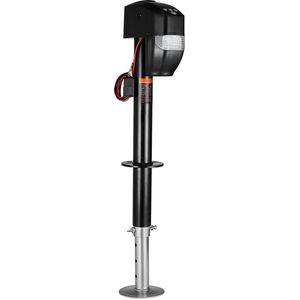 Elektrische Aanhangerkrik – 2268 kg draagvermogen – Heavy-Duty krik met afstandsbediening, 2-weg aansluiting, handslinger, weerbestendige afdekking, hefbereik 25-72 cm