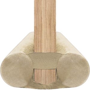 Tochtstrips voor deuren Deurtochtstopper bodem deuren dubbelzijdig tochtstopper kussen - isolatie - Beige 85-100CM