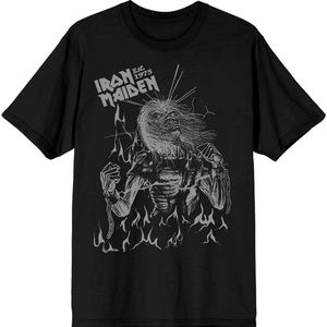Iron Maiden - Life After Death Flames - T-shirt - Zwart