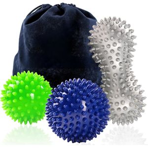 Egelballen Massageballen voor Plantaire Fasciitis Triggerpoints Voetreflexologie - Revalidatie Voet Benen Rug Cellulitis Pijnbestrijding Voetmassage