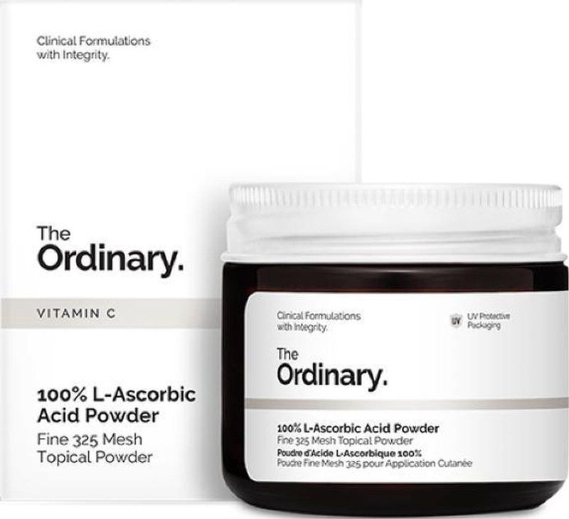 100% L- Ascorbic Acid Powder The Ordinary 100% L- Ascorbic Acid Powder - Vitamin C - Gezichtsverzorging