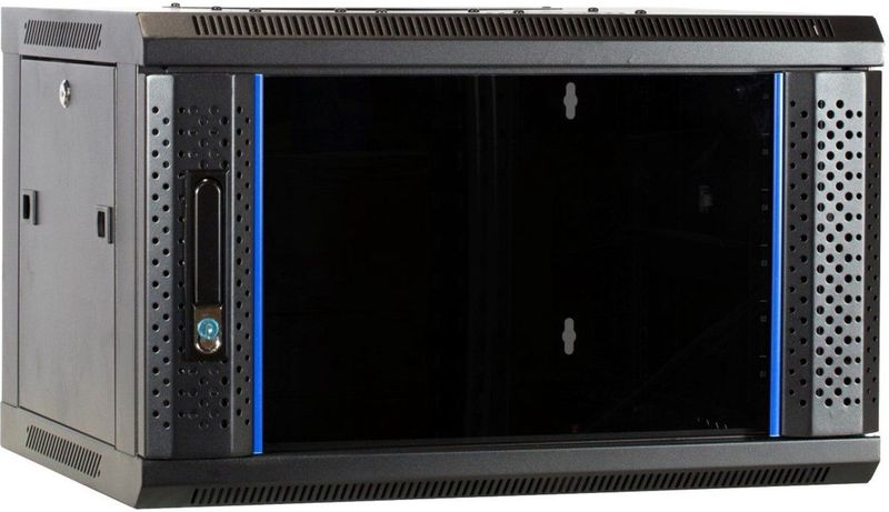 DSIT - 4U Wandkast - Glazen Deur - 600x600x280mm - Serverbehuizing - 19 inch