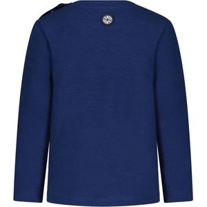 B.Nosy -Jongens shirt - Lake blue - Maat 74