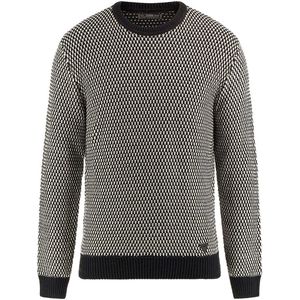 Guess - Joseph Cn - Trui - Stitch Black/Green/Q - Volwassen - Geometrische Stiksels
