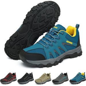 Geweo Wandelschoenen Dames Waterdicht - Outdoorschoenen Heren Waterproof- Outdoor Antislip Outdoorschoenen Unisex - Extra Comfort - Blauw - Maat 45