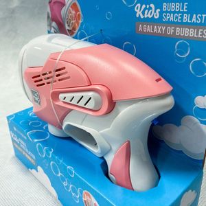 Silvergear - Kids - Bubble Space Blaster - bellenblaas pistool - wit en roze